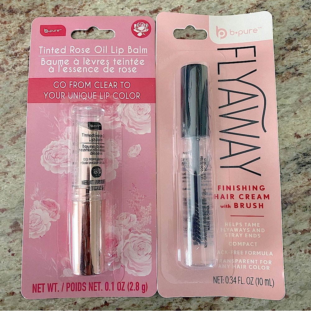 NWT❗️Bpure Tinted Lip Balm & Fly Away Cream